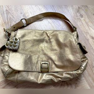 Vintage gold leather Juicy Couture handbag